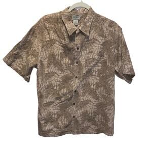 L.L.Bean Men's Brown Shirt sz M